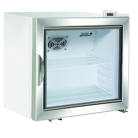 Maxx Cold Merchandiser Refrigerator, Countertop, 22.4 in.W, 2.1 cu. ft. Storage Capacity, in White MXM1-2RHC